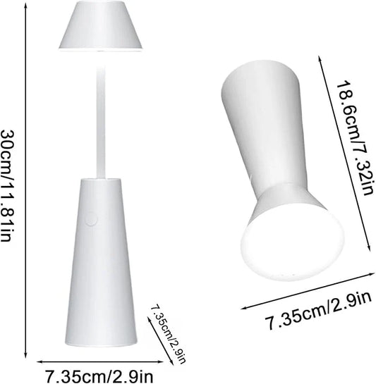Cute Night and Emergency Lamp | Aura Lamp | Multi-Functional - Extendable Aura Lamp, Flashlight & Camping Lantern - Infinite Dimming, Rechargeable Night Light for Home, Travel, Camping